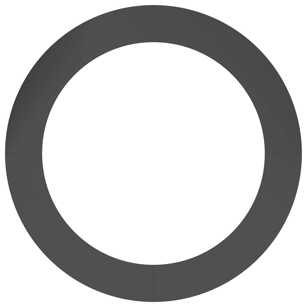 VidaXL geschikt voor platte boomringen 5 pcs Zwart Ø90 / 120 cm Staal