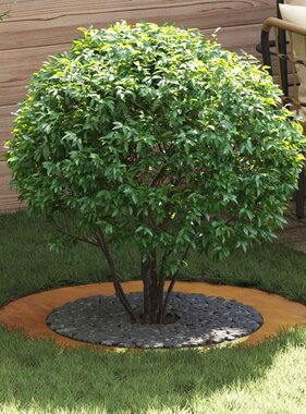 VidaXL geschikt voor platte boomringen 5 pcs Bruin Ø60 / 90 cm