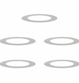 VidaXL geschikt voor platte boomringen 5 pcs Zilver Ø60 / 90 cm