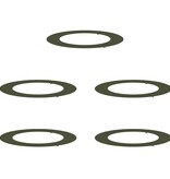 VidaXL geschikt voor platte boomringen 5 pcs Olijfgroen Ø60 / 90 cm