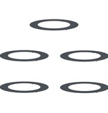 VidaXL geschikt voor platte boomringen 5 pcs Antraciet Ø60 / 90 cm Staal