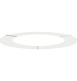 VidaXL geschikt voor platte boomringen 5 pcs Wit Ø60 / 90 cm Staal