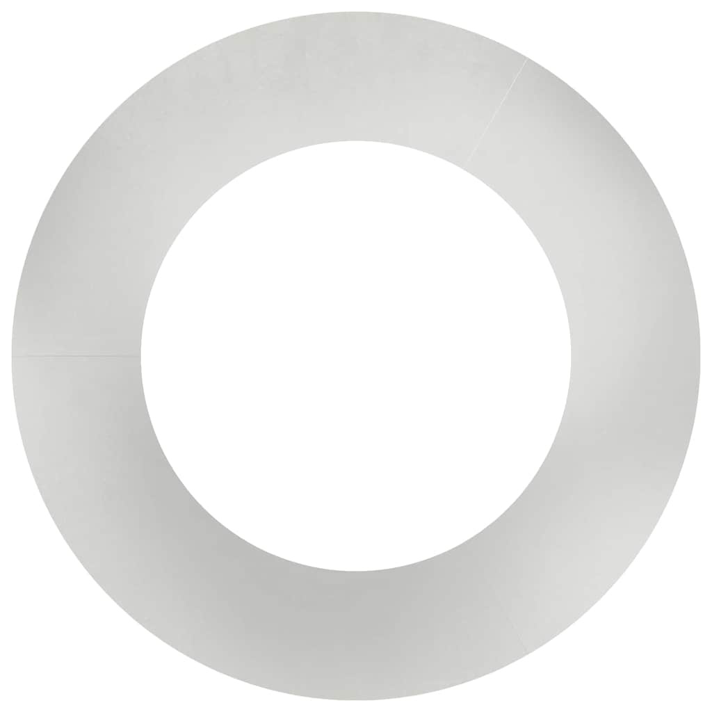 VidaXL geschikt voor platte boomring Zilver Ø50 / 80 cm Roestvrij staal