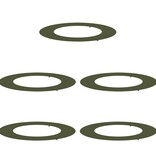 VidaXL geschikt voor platte boomringen 5 pcs Olijfgroen Ø50 / 80 cm