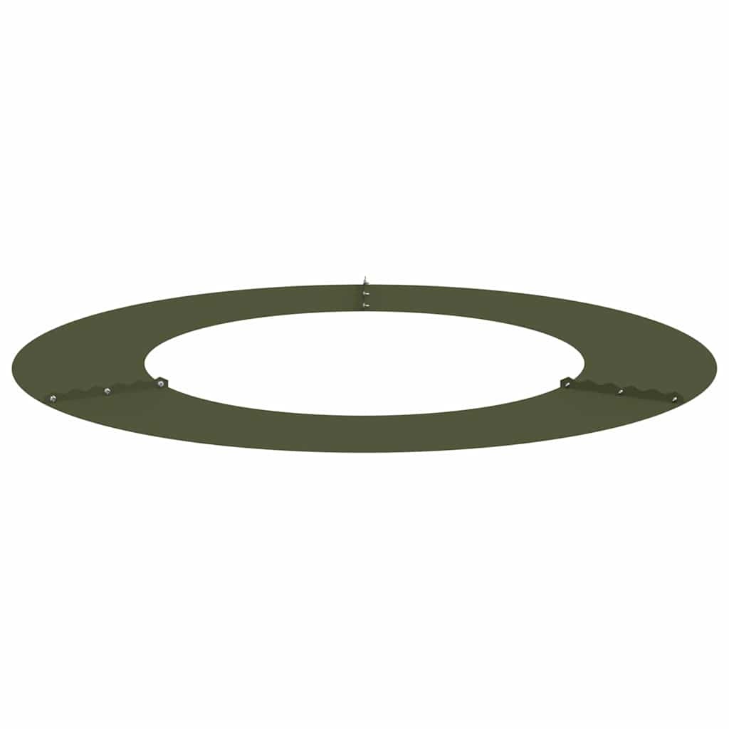 VidaXL geschikt voor platte boomringen 5 pcs Olijfgroen Ø50 / 80 cm