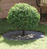 VidaXL geschikt voor platte boomringen 5 pcs Antraciet Ø50 / 80 cm Staal