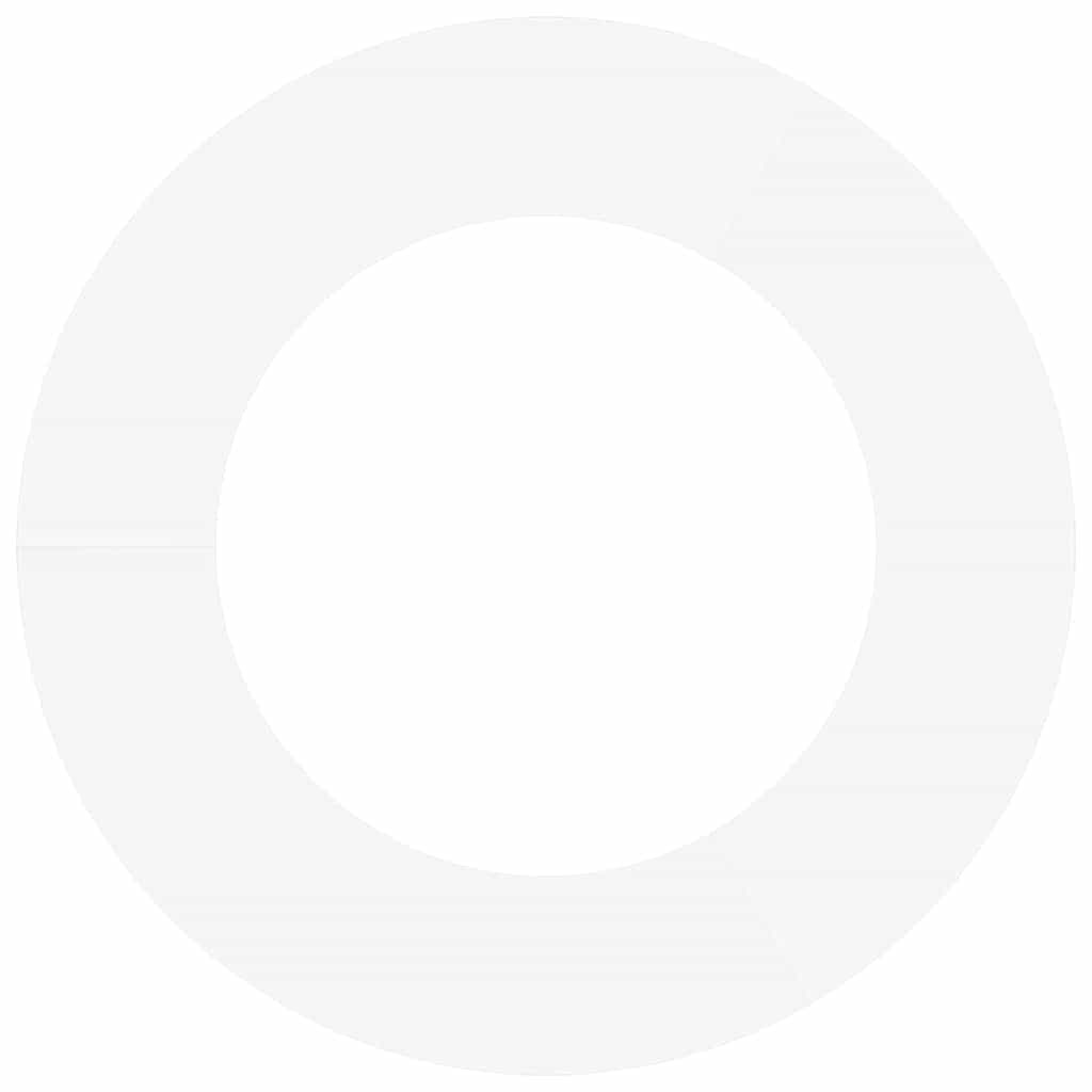 VidaXL geschikt voor platte boomringen 5 pcs Wit Ø50 / 80 cm Staal