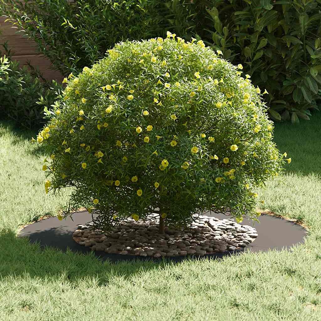 VidaXL geschikt voor platte boomringen 5 pcs Zwart Ø50 / 80 cm Staal