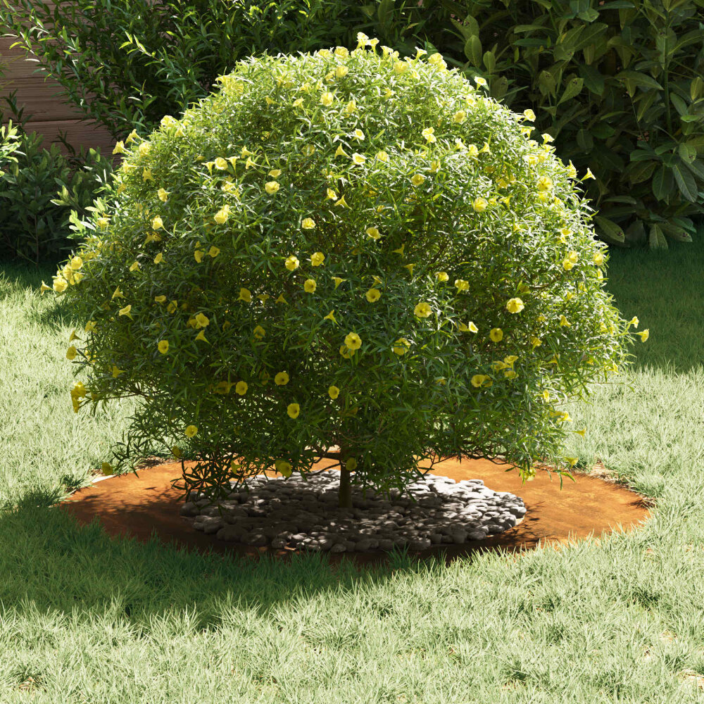 VidaXL geschikt voor platte boomringen 5 pcs Bruin Ø40 / 70 cm