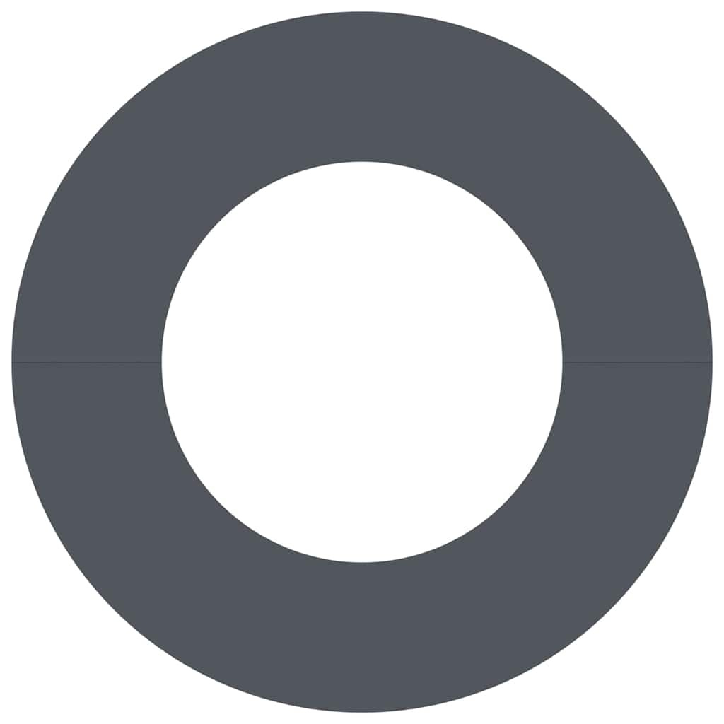 VidaXL geschikt voor platte boomring Antraciet Ø40 / 70 cm Staal