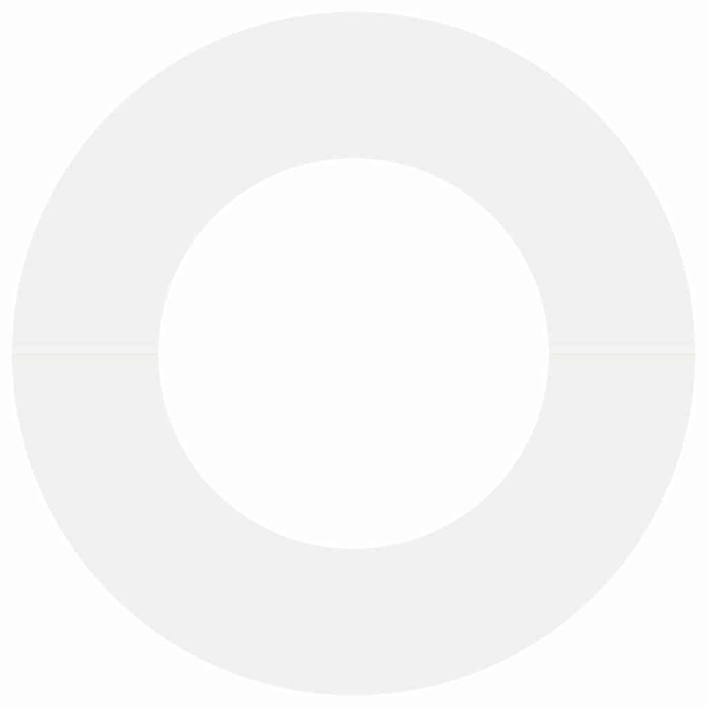 VidaXL geschikt voor platte boomring Wit Ø40 / 70 cm Staal