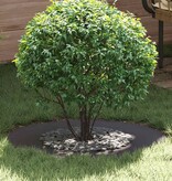 VidaXL geschikt voor platte boomringen 5 pcs Zwart Ø40 / 70 cm Staal