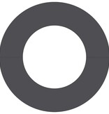 VidaXL geschikt voor platte boomringen 5 pcs Zwart Ø40 / 70 cm Staal