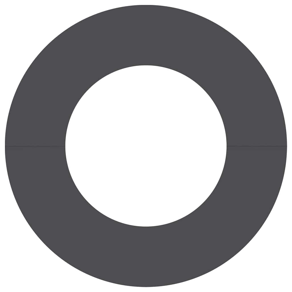 VidaXL geschikt voor platte boomringen 5 pcs Zwart Ø40 / 70 cm Staal