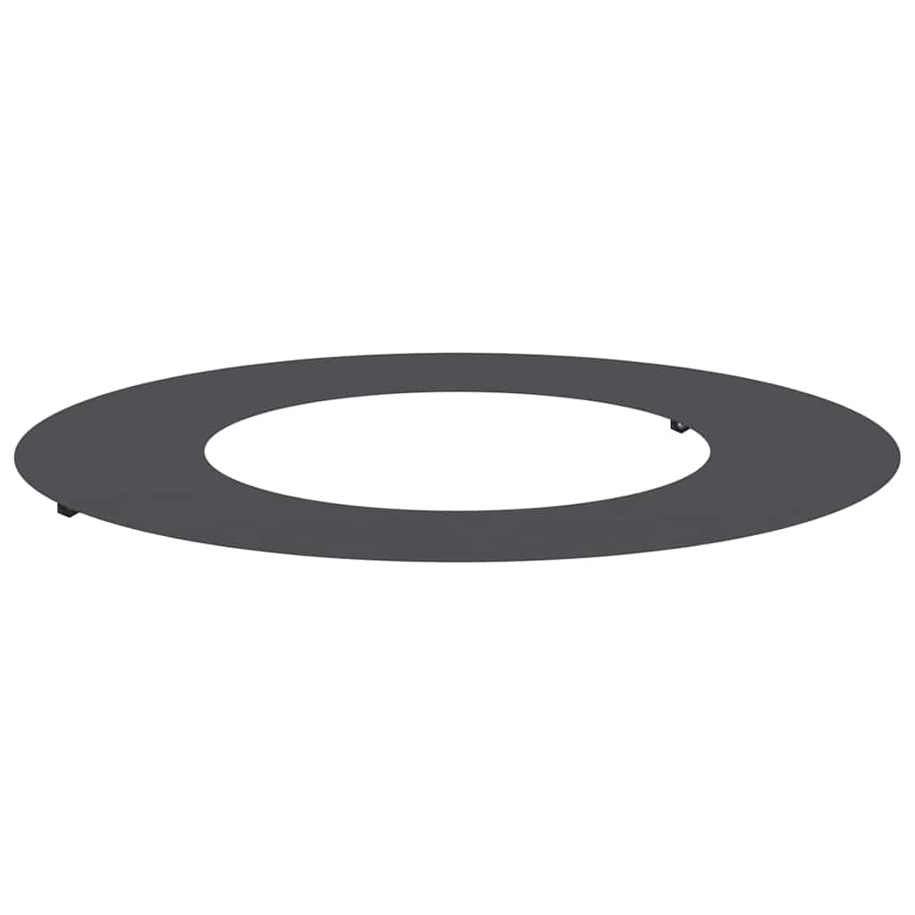 VidaXL geschikt voor platte boomring Zwart Ø40 / 70 cm Staal