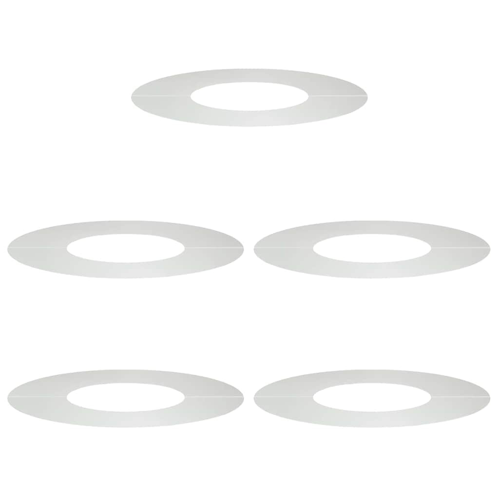 VidaXL geschikt voor platte boomringen 5 pcs Zilver Ø30 / 60 cm