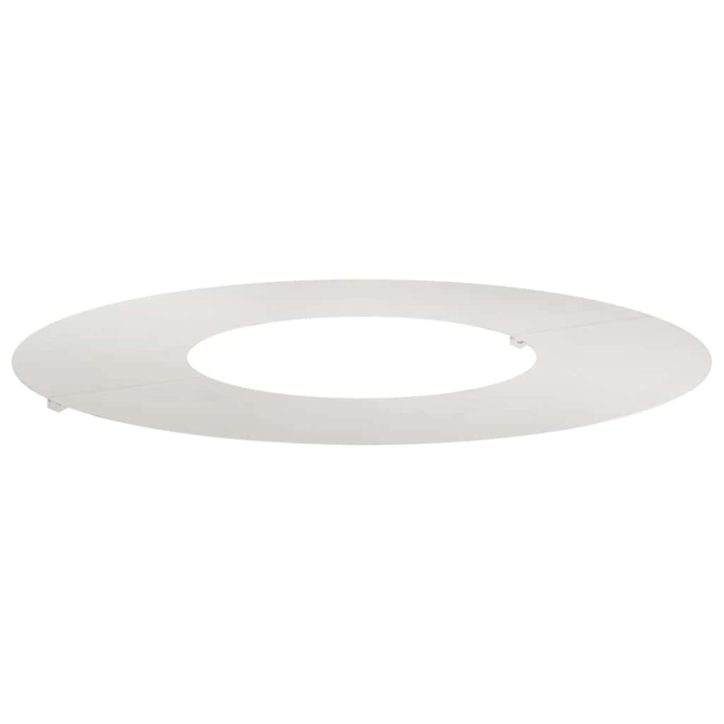 VidaXL geschikt voor platte boomring Zilver Ø30 / 60 cm Roestvrij staal