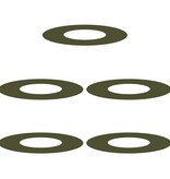 VidaXL geschikt voor platte boomringen 5 pcs Olijfgroen Ø30 / 60 cm