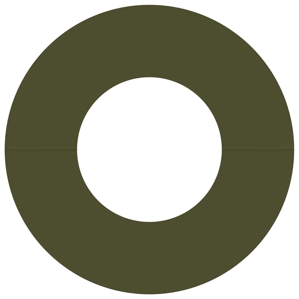 VidaXL geschikt voor platte boomringen 5 pcs Olijfgroen Ø30 / 60 cm