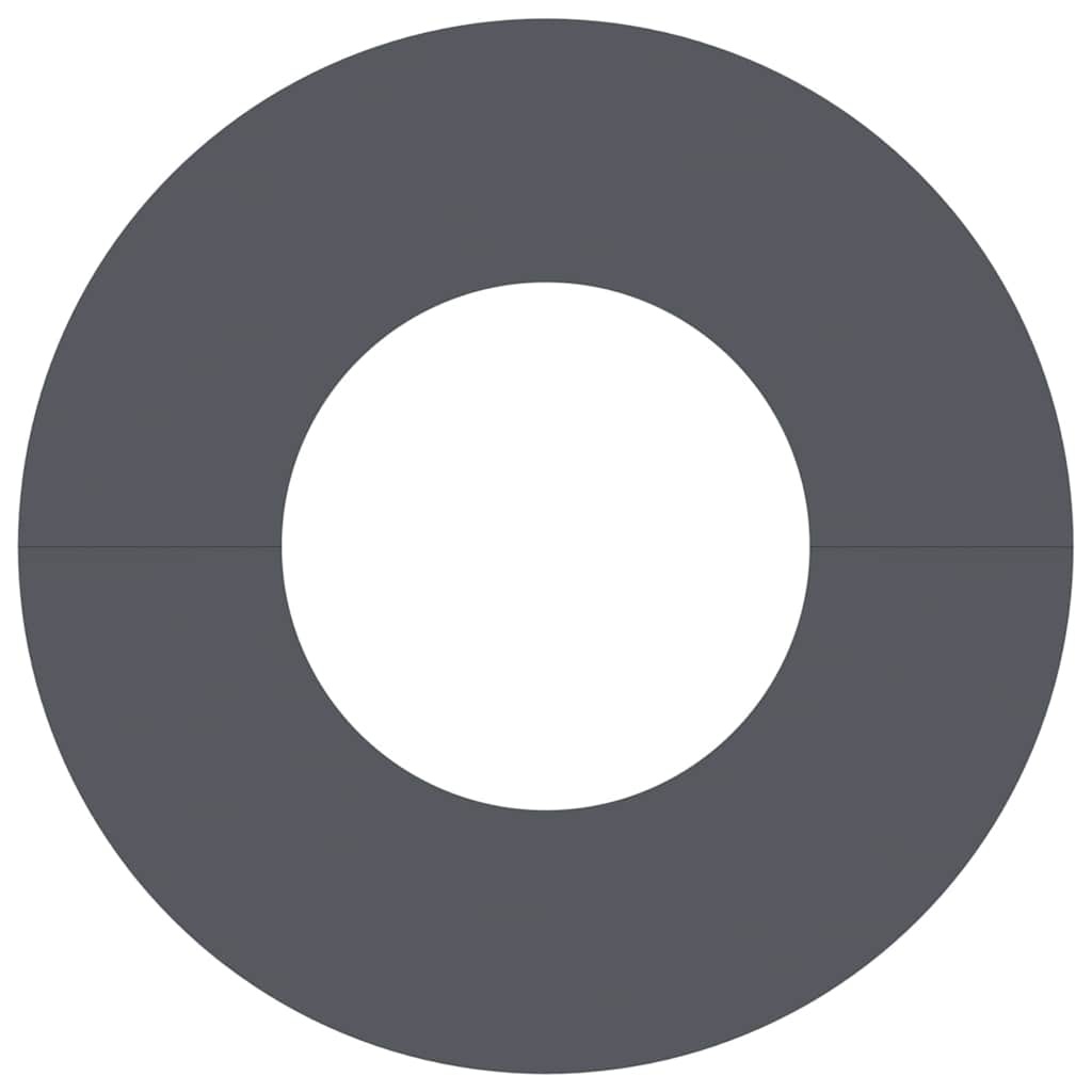 VidaXL geschikt voor platte boomring Antraciet Ø30 / 60 cm Staal