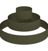 VidaXL Tuin Bloempot Olijf Groen 120 x 120 x 20 cm Koudgewalst staal