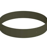 VidaXL Tuin Bloempot Olijf Groen 120 x 120 x 20 cm Koudgewalst staal