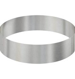 VidaXL Tuin Bloempot Zilver 90 x 90 x 20 cm Roestvrij staal