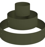 VidaXL Tuin Bloempot Olijf Groen 90 x 90 x 20 cm Koudgewalst staal