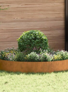 VidaXL Tuin Bloempot Bruin 120 x 120 x 20 cm Cortenstaal