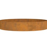 VidaXL Tuin Bloempot Bruin 120 x 120 x 20 cm Cortenstaal