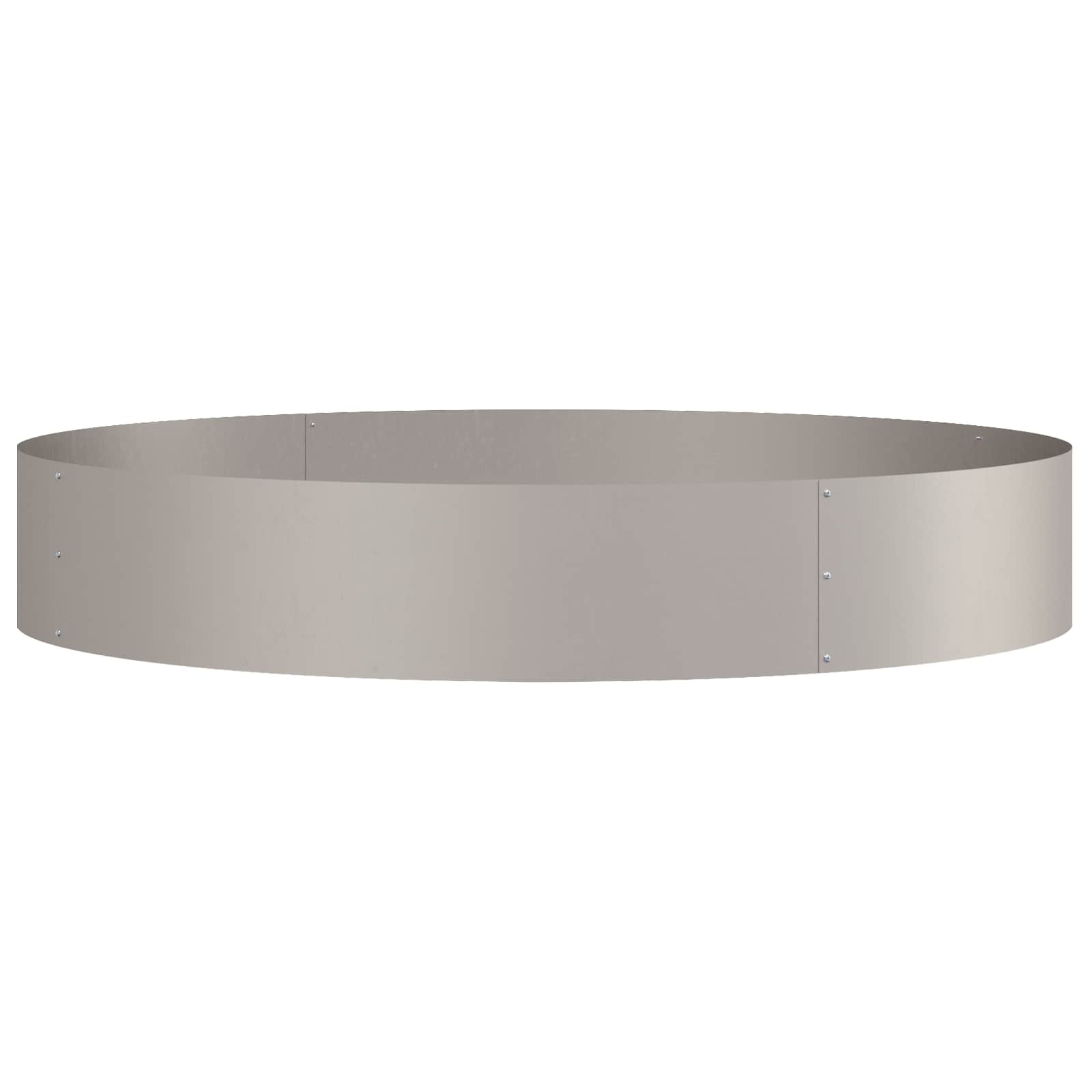 VidaXL Tuin Bloempot Bruin 120 x 120 x 20 cm Cortenstaal