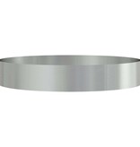 VidaXL Tuinplantbakken 5 pcs Zilver 120 x 120 x 20 cm