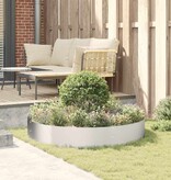 VidaXL Tuin Bloempot 5 pcs Zilver 120 x 120 x 20 cm Roestvrij staal