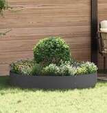 VidaXL Tuin Bloempot Zwart 120 x 120 x 20 cm Koudgewalst staal