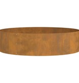 VidaXL Tuin Bloempot Bruin 80 x 80 x 20 cm Cortenstaal