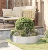 VidaXL Tuin Bloempot 5 pcs Zilver 80 x 80 x 20 cm Gegalvaniseerd staal