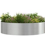 VidaXL Tuinplantbakken 5 pcs Zilver 80 x 80 x 20 cm Roestvrij staal