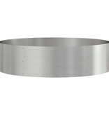 VidaXL Tuinplantbakken 5 pcs Zilver 80 x 80 x 20 cm Roestvrij staal