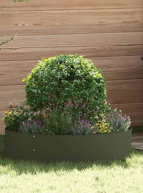 VidaXL Tuin Bloempot 5 pcs Olijf Groen 80 x 80 x 20 cm