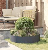 VidaXL Tuin Bloempot 5 pcs Antraciet 80 x 80 x 20 cm Koudgewalst staal