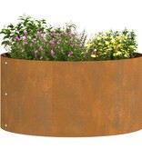 VidaXL Tuinplantbakken 5 pcs Bruin 40 x 40 x 20 cm Cortenstaal