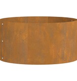 VidaXL Tuinplantbakken 5 pcs Bruin 40 x 40 x 20 cm Cortenstaal