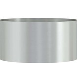 VidaXL Tuin Bloempot Zilver 40 x 40 x 20 cm Gegalvaniseerd staal