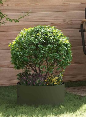 VidaXL Tuin Bloempot 5 pcs Olijf Groen 40 x 40 x 20 cm