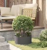 VidaXL Tuin Bloempot 5 pcs Zwart 40 x 40 x 20 cm Koudgewalst staal