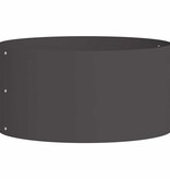 VidaXL Tuin Bloempot Zwart 40 x 40 x 20 cm Koudgewalst staal