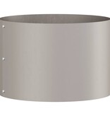 VidaXL Tuin Bloempot Bruin 30 x 30 x 20 cm Cortenstaal