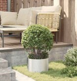 VidaXL Tuin Bloempot 5 pcs Zilver 30 x 30 x 20 cm Gegalvaniseerd staal