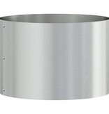 VidaXL Tuin Bloempot Zilver 30 x 30 x 20 cm Gegalvaniseerd staal