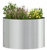 VidaXL Tuin Bloempot Zilver 30 x 30 x 20 cm Gegalvaniseerd staal